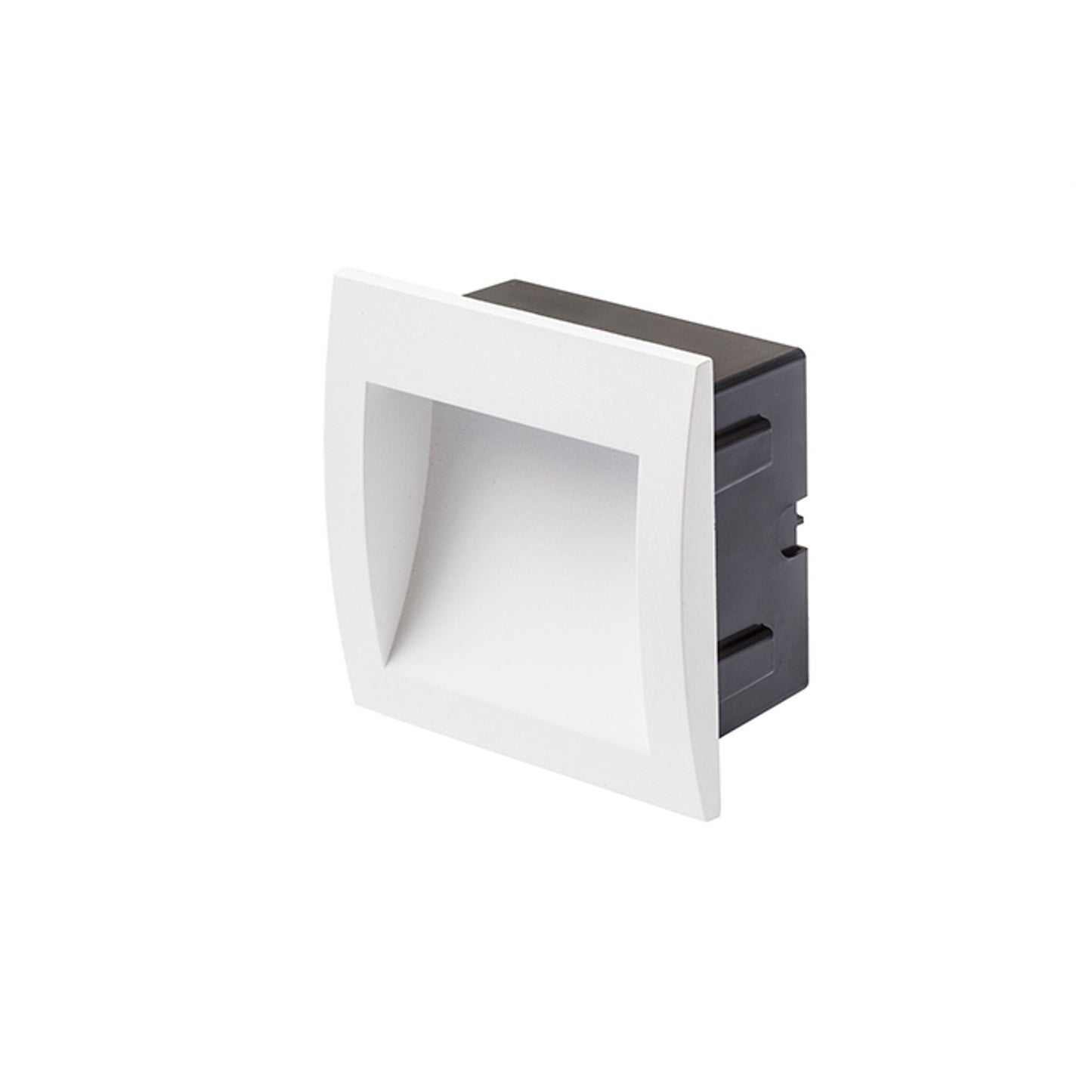 GORDIQ M inbouw wandlamp buiten wit sfeerbeeld