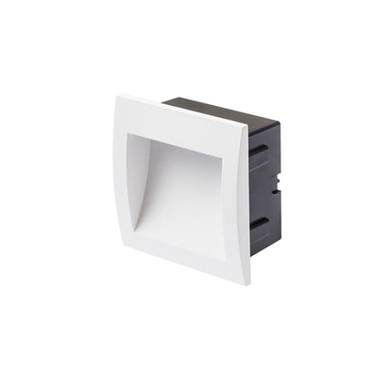 GORDIQ M inbouw wandlamp buiten wit sfeerbeeld