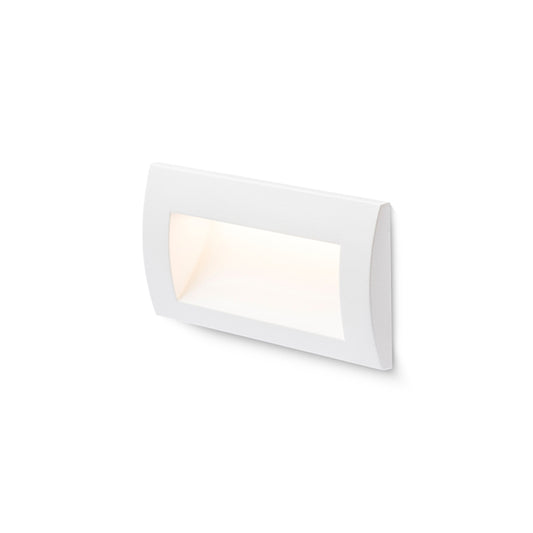GORDIQ L inbouw wandlamp buiten wit LED 3W IP65 3000K