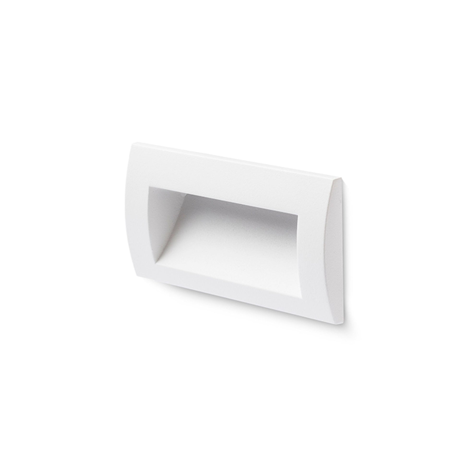 GORDIQ L inbouw wandlamp buiten wit detail
