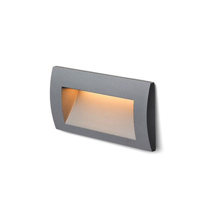 GORDIQ L inbouw wandlamp buiten antracietgrijs LED 3W IP65 3000K