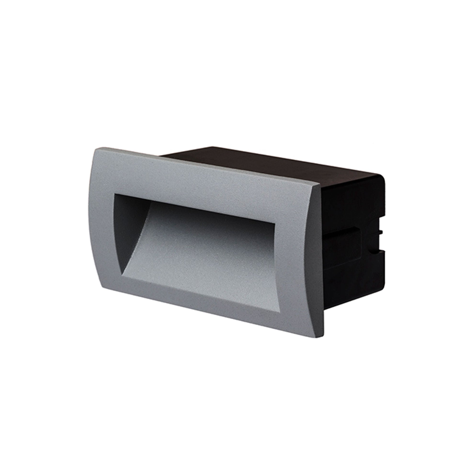 GORDIQ L inbouw wandlamp buiten antracietgrijs sfeerbeeld trap