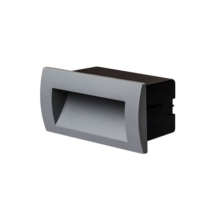 GORDIQ L inbouw wandlamp buiten antracietgrijs sfeerbeeld trap