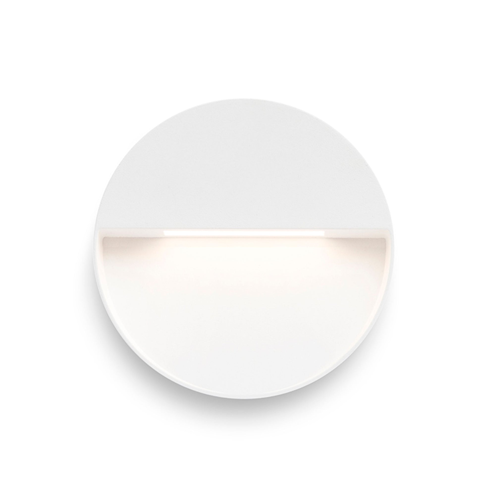 AQILA R opbouw wandlamp buiten wit sfeerbeeld trap