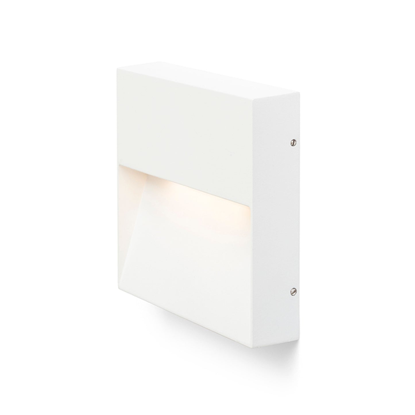AQILA SQ opbouw wandlamp buiten wit LED 6W IP54 3000K