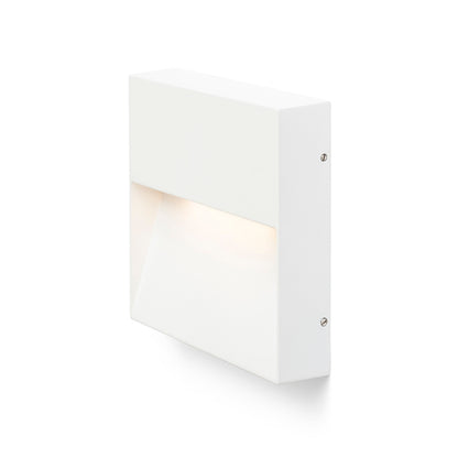 AQILA SQ opbouw wandlamp buiten wit LED 6W IP54 3000K