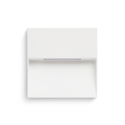 AQILA SQ opbouw wandlamp buiten wit detail