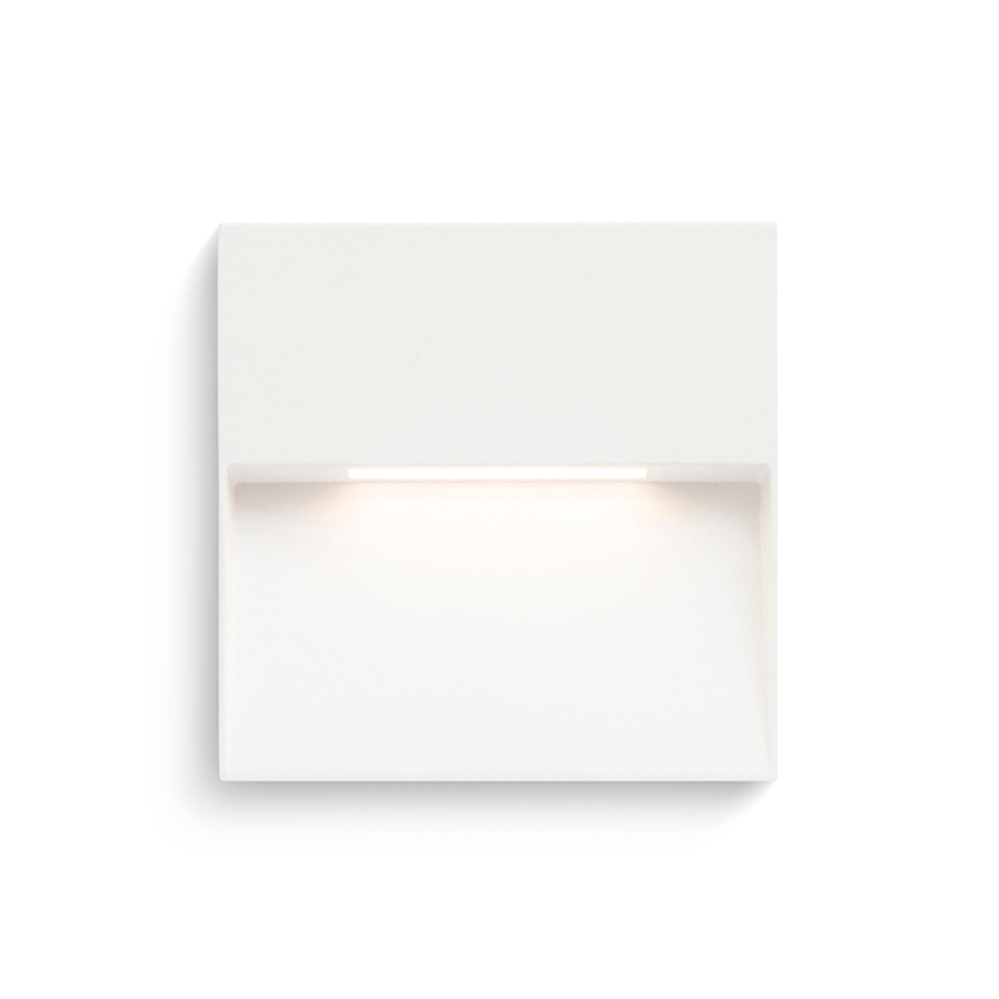 AQILA SQ opbouw wandlamp buiten wit sfeerbeeld trap