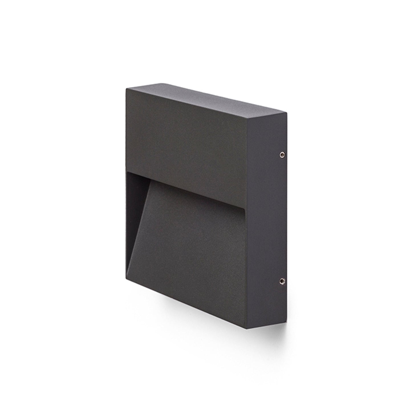 AQILA SQ opbouw wandlamp buiten antracietgrijs detail