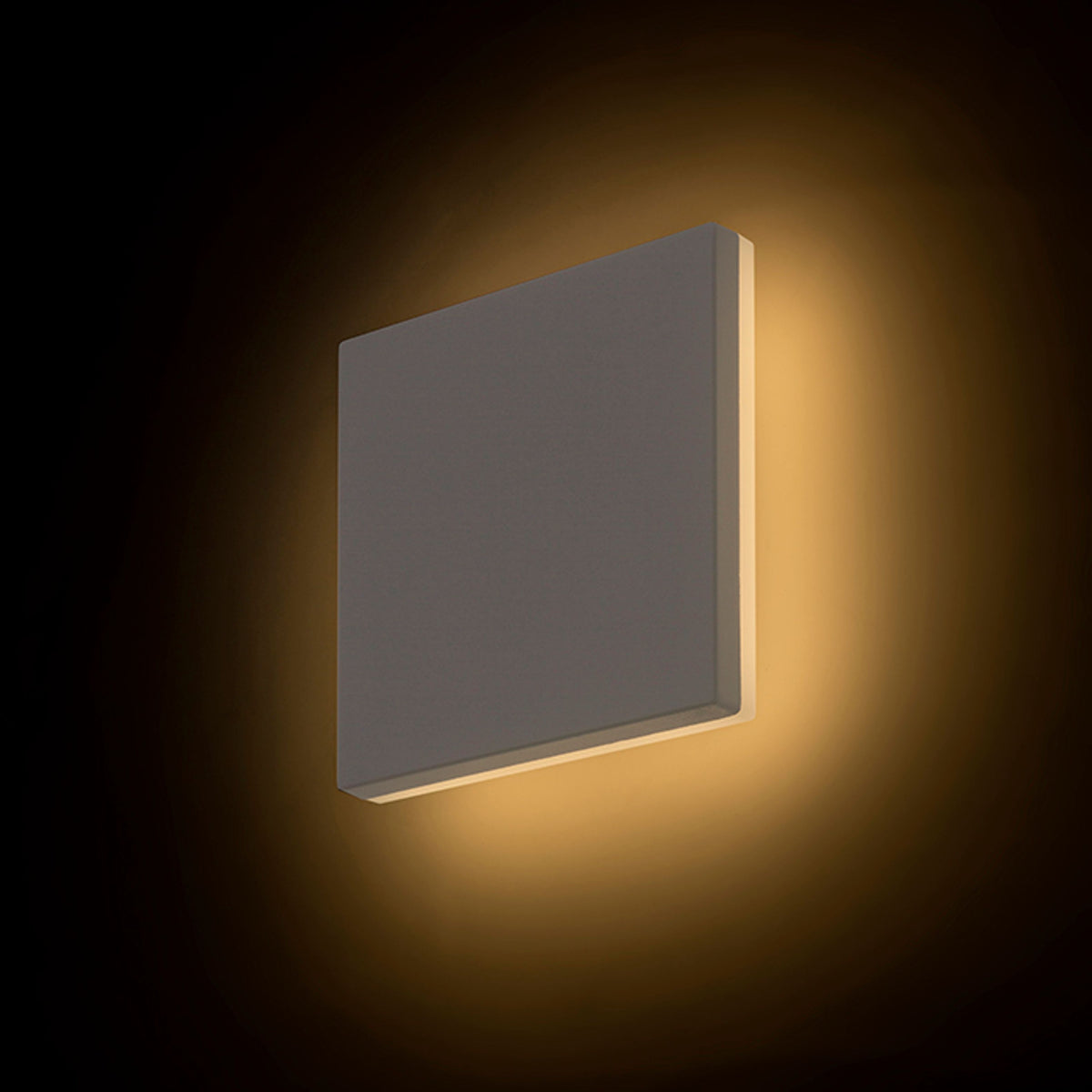ATHI | aplique de parede quadrado para luz indireta | LED 9,6W 550lm 3000K | IP54 | branco
