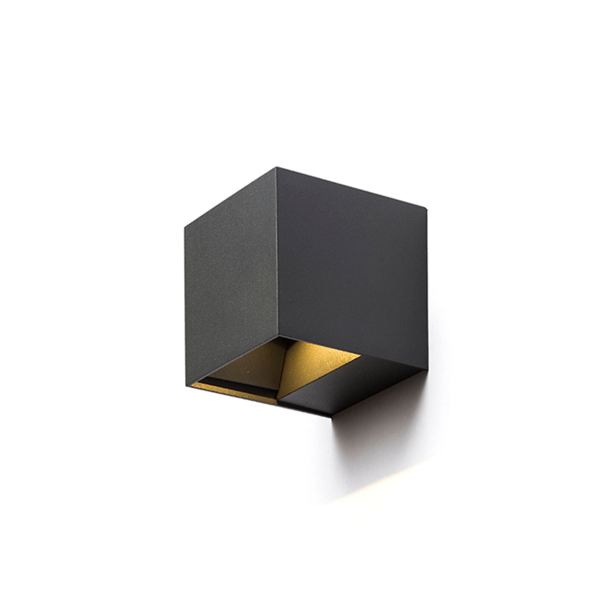 CARRE | hranaté venkovní nástěnné svítidlo s osvětlením up-down | LED 3 W 200 lm 3000 K | IP54 | antracitové nebo bílé