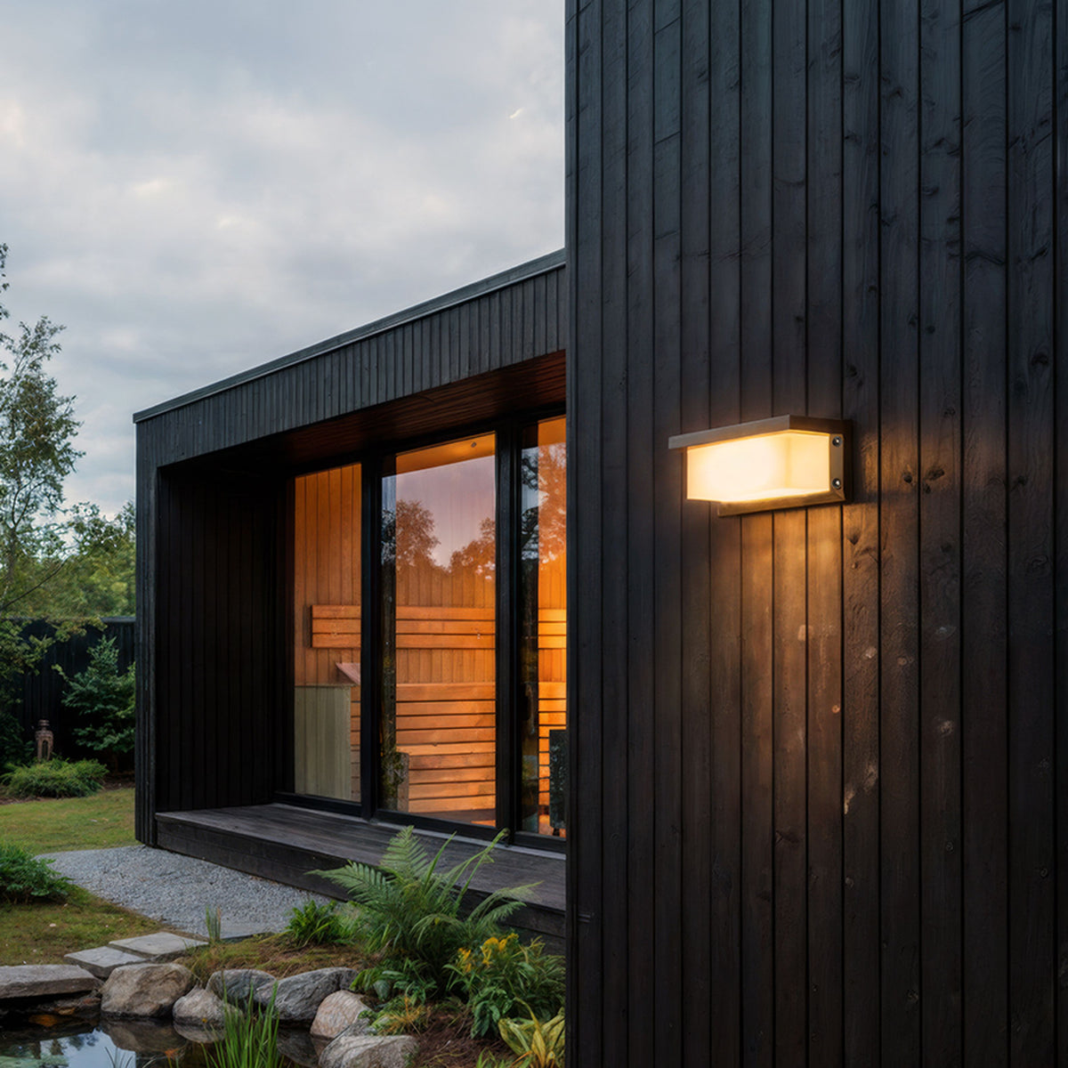 HIDE RC | buiten wandlamp | E27 | IP54 | antraciet | met of zonder lichtbron