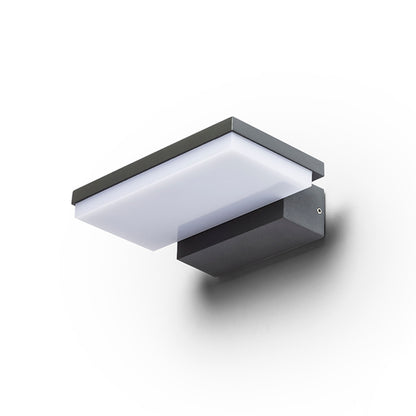 XYLO | düz dış mekân duvar lambası | LED 8W 590lm 3000K | IP54 | antrasit
