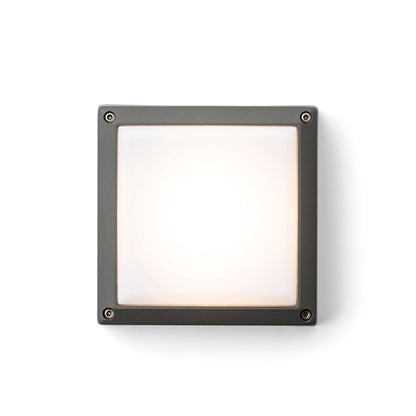 DELTA 145 utenpåliggende lampe | utendørs utenpåliggende lampe | GX53 | IP54 | antrasitt | med eller uten lyskilde