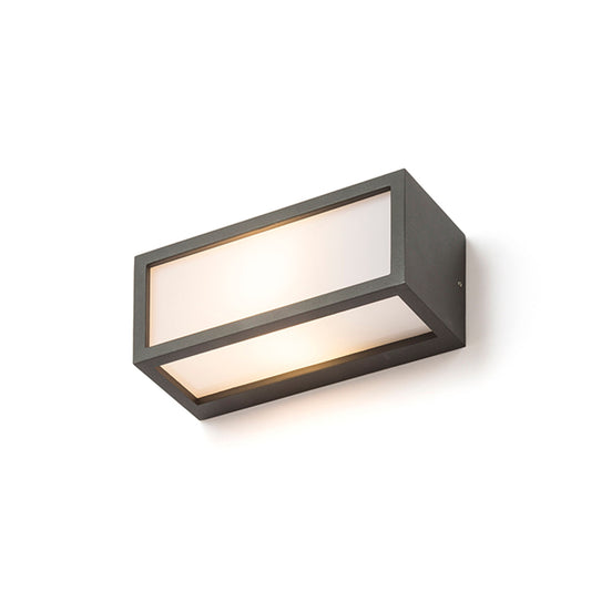 DURANT | outdoor wall lamp 25 cm | E27 | IP54 | anthracite or silver grey | with or without light source