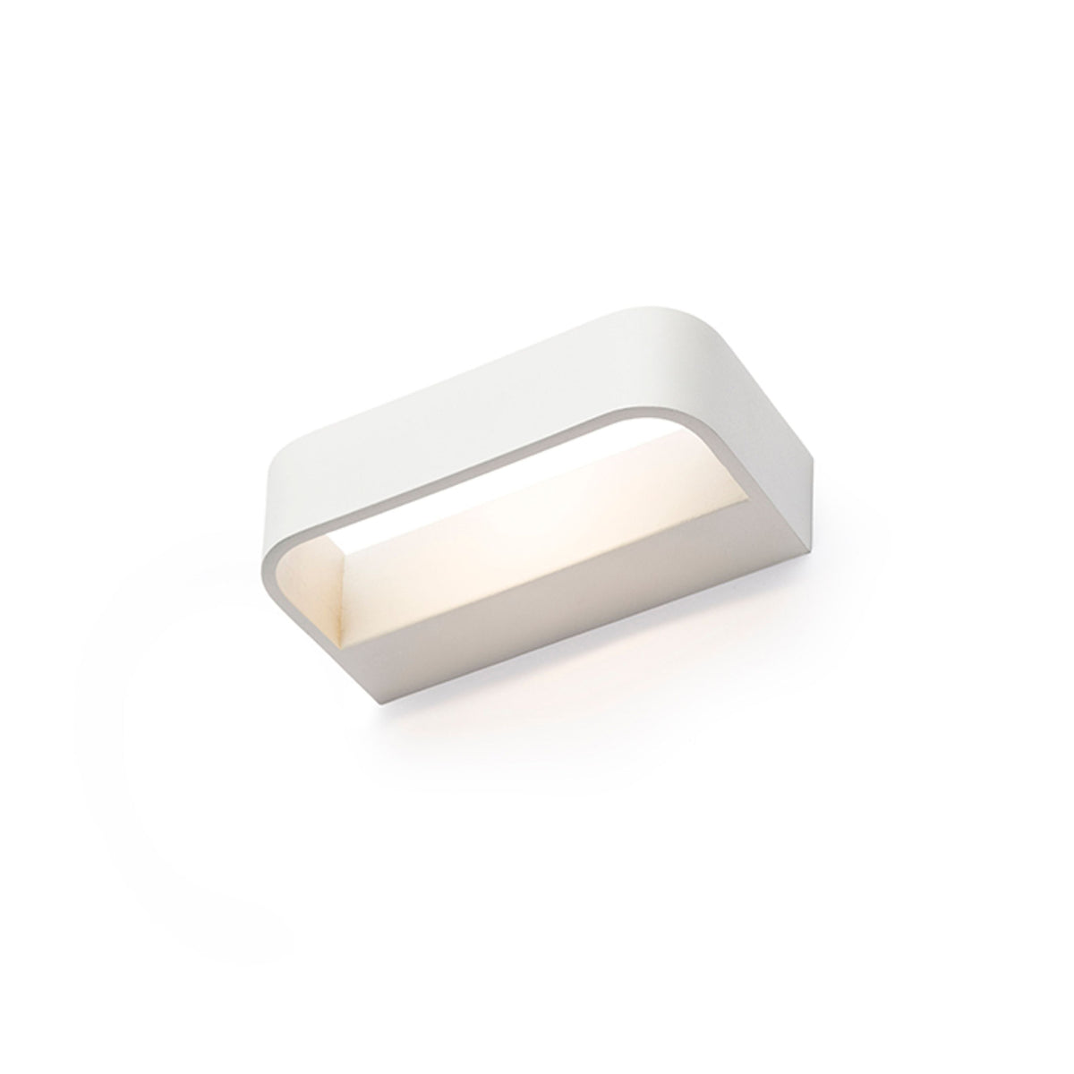 ROZA | afgeronde LED wandlamp up en down | 6W 315lm 3000K | wit