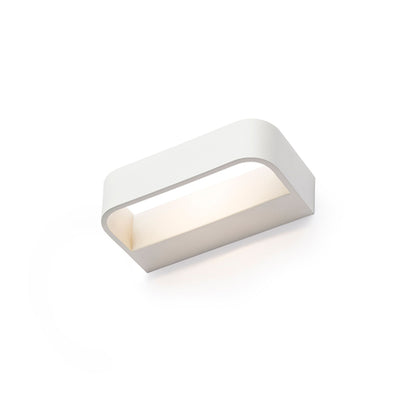 ROZA | afgeronde LED wandlamp up en down | 6W 315lm 3000K | wit