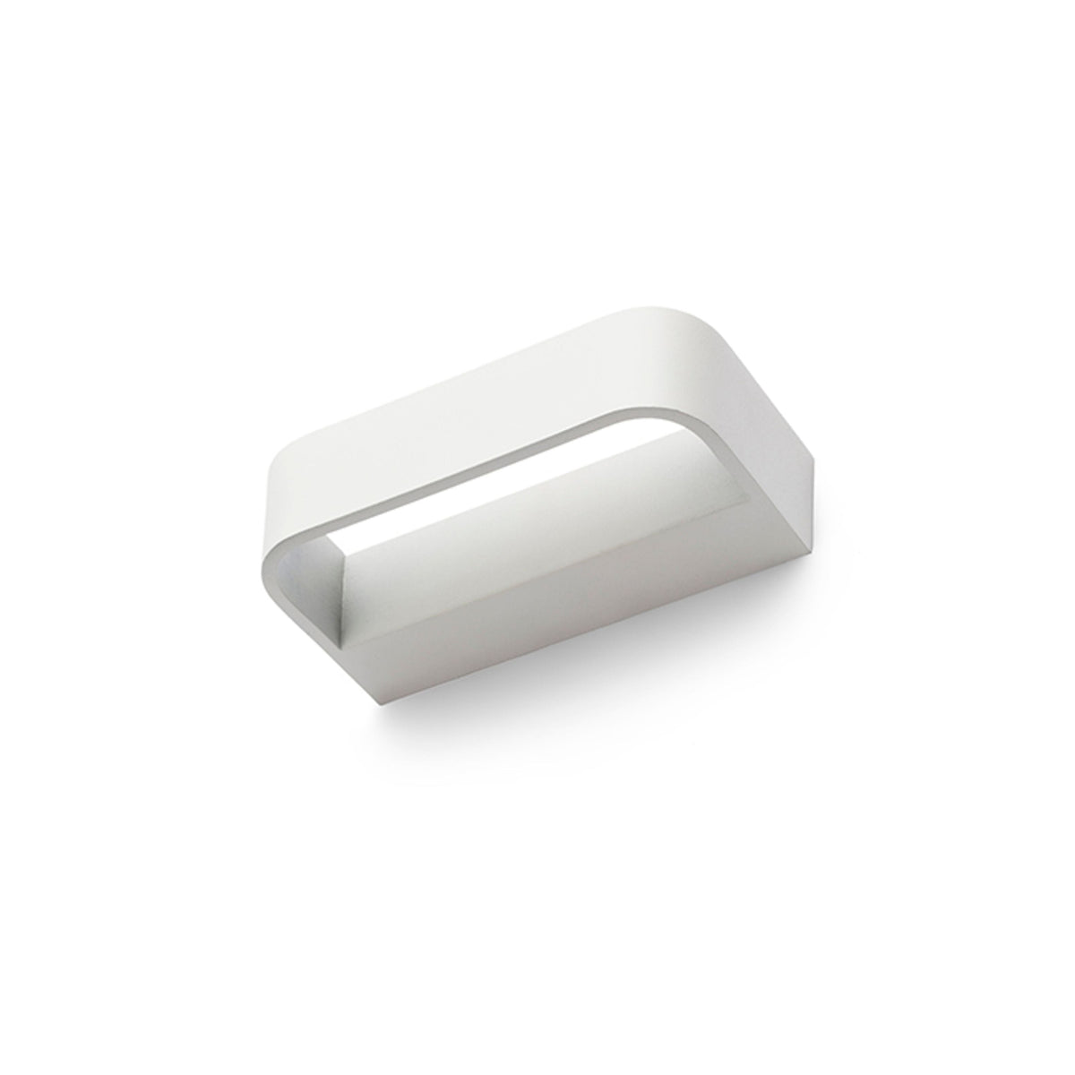 ROZA | afgeronde LED wandlamp up en down | 6W 315lm 3000K | wit