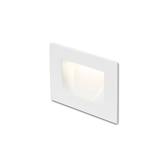 PER inbouw wandlamp buiten wit LED 3W IP54 3000K