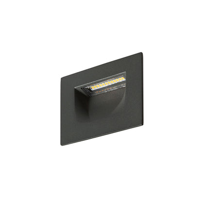 PER inbouw wandlamp buiten antracietgrijs zijaanzicht