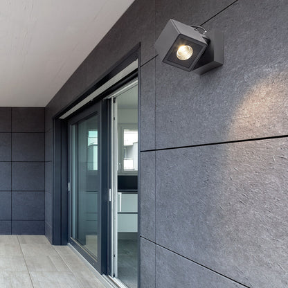 BORA | verstelbare buiten wandspot | LED 6W 355lm 3000K | IP54 | antraciet