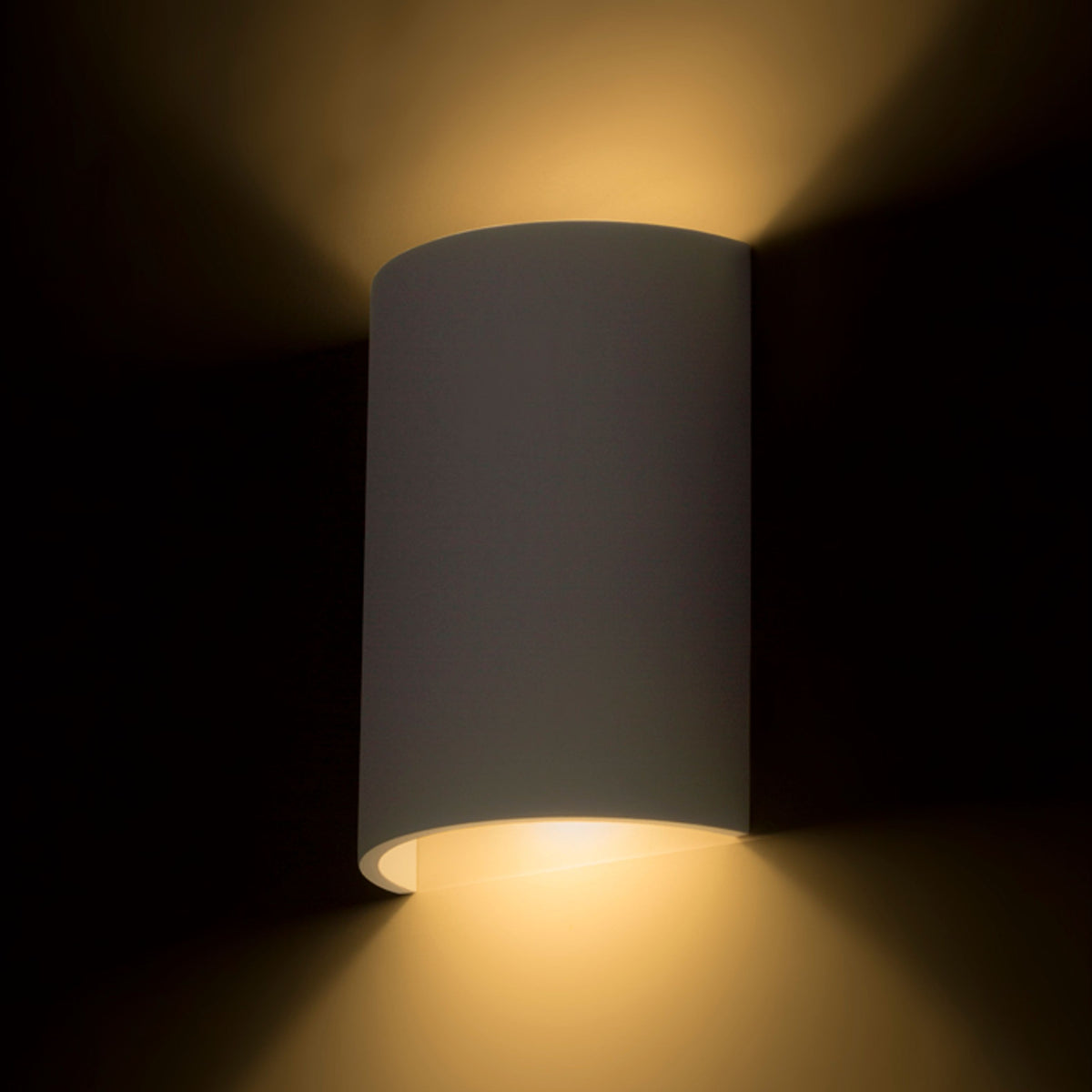 DAFFY | okrugla zidna svjetiljka gore i dolje | integrirani LED 6W 3000K | bijela ili crna