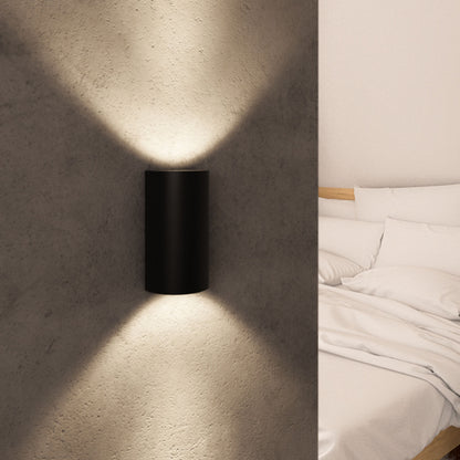 DAFFY | okrugla zidna svjetiljka gore i dolje | integrirani LED 6W 3000K | bijela ili crna