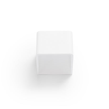 ONYX | kubieke LED wandlamp up en down | 5W 500lm 3000K | wit of zwart