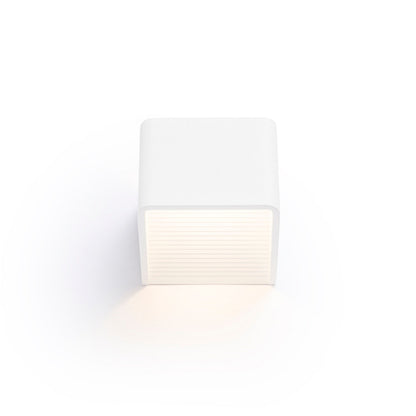 ONYX | kubieke LED wandlamp up en down | 5W 500lm 3000K | wit of zwart