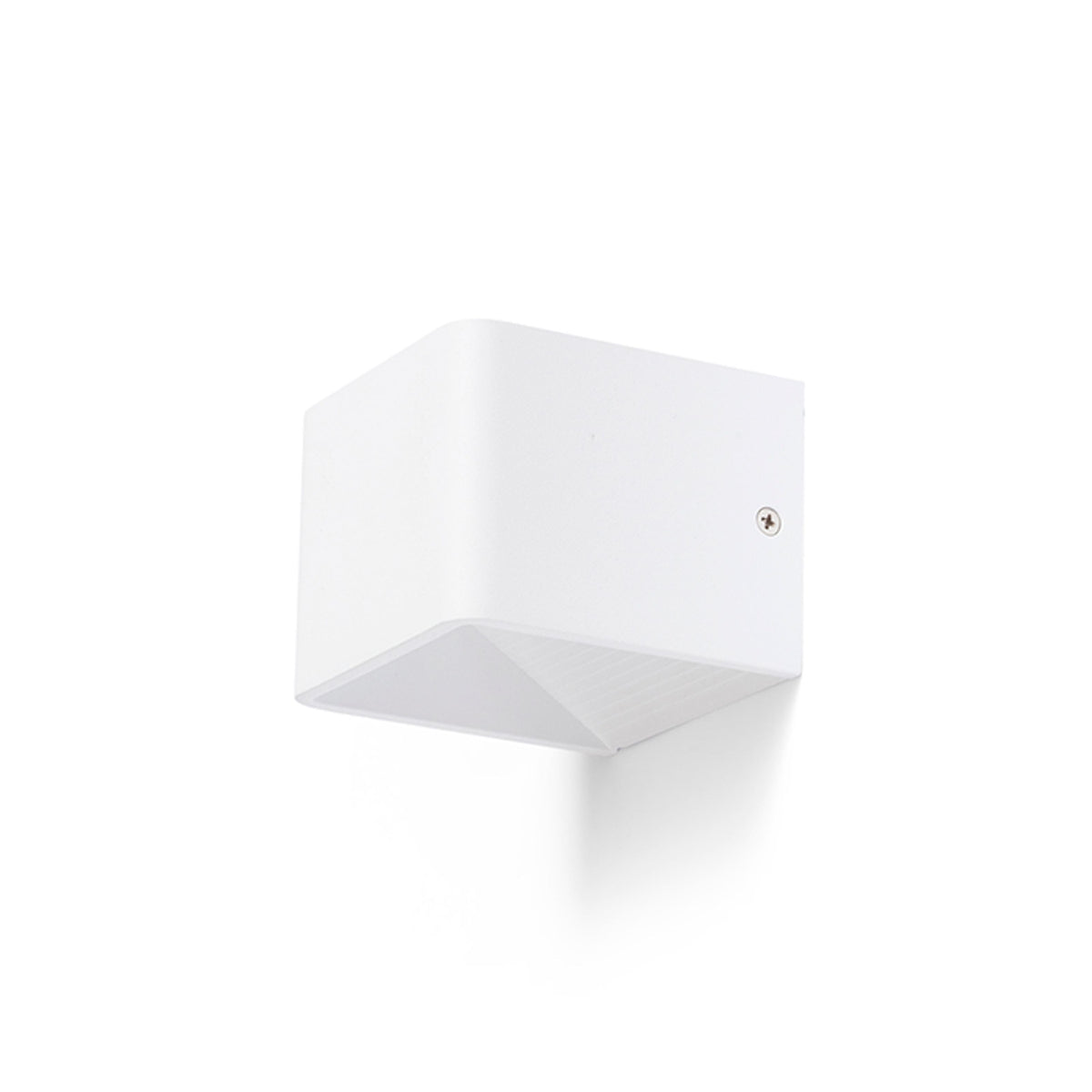 ONYX | kubieke LED wandlamp up en down | 5W 500lm 3000K | wit of zwart