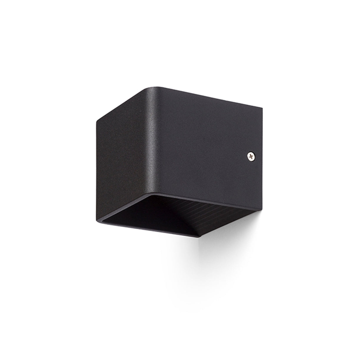 ONYX | kubieke LED wandlamp up en down | 5W 500lm 3000K | wit of zwart