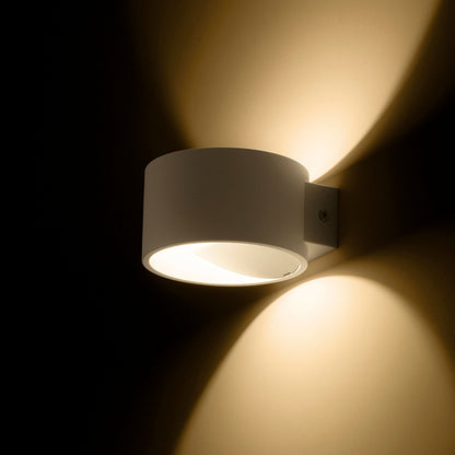 BIARITZ | applique murale ronde à LED, éclairage vers le haut et vers le bas | 5 W 3000 K | blanc