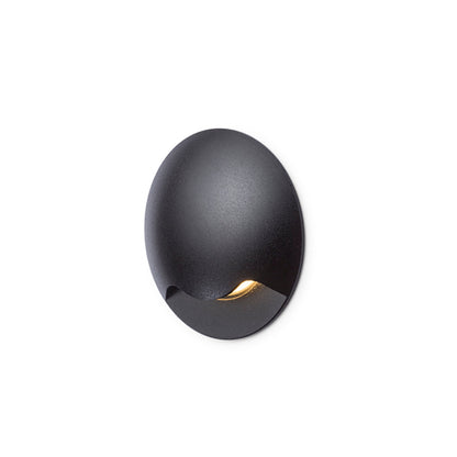 KICK I inbouw wandlamp buiten zwart