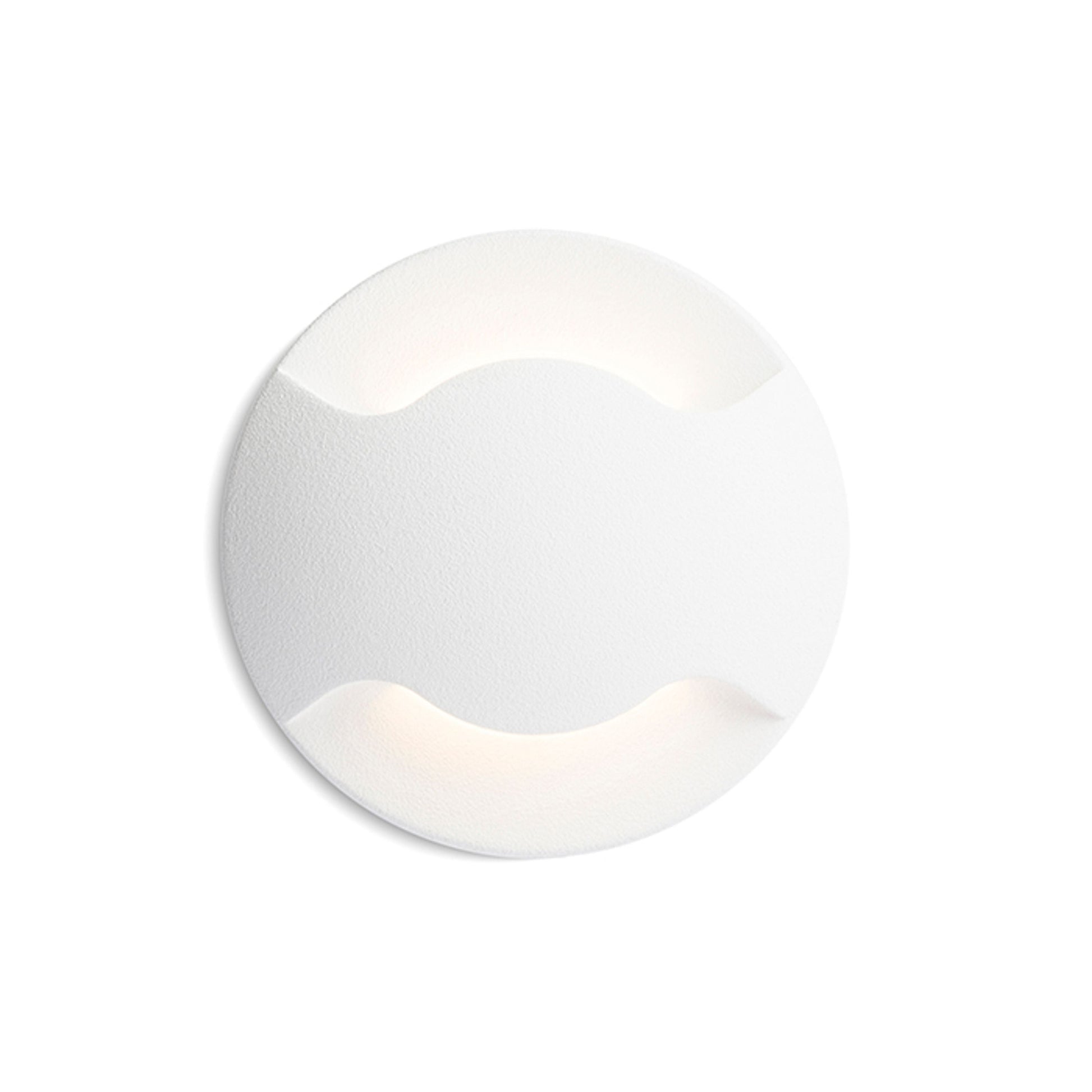 KICK II inbouw wandlamp buiten wit