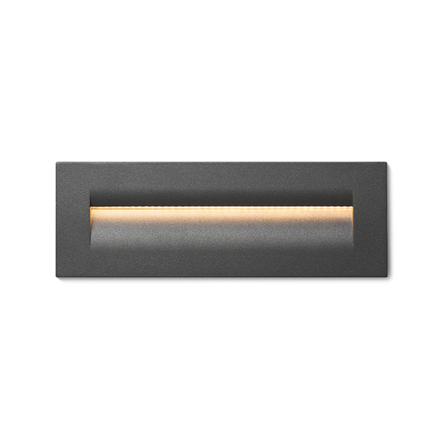RASQ inbouw wandlamp buiten antracietgrijs zijaanzicht