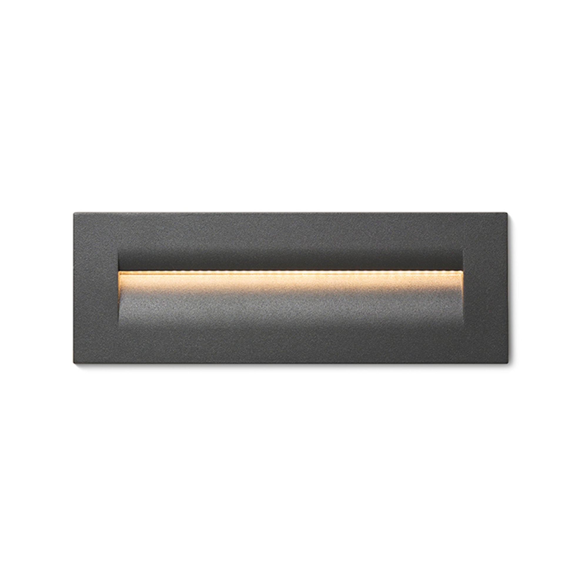 RASQ inbouw wandlamp buiten antracietgrijs zijaanzicht