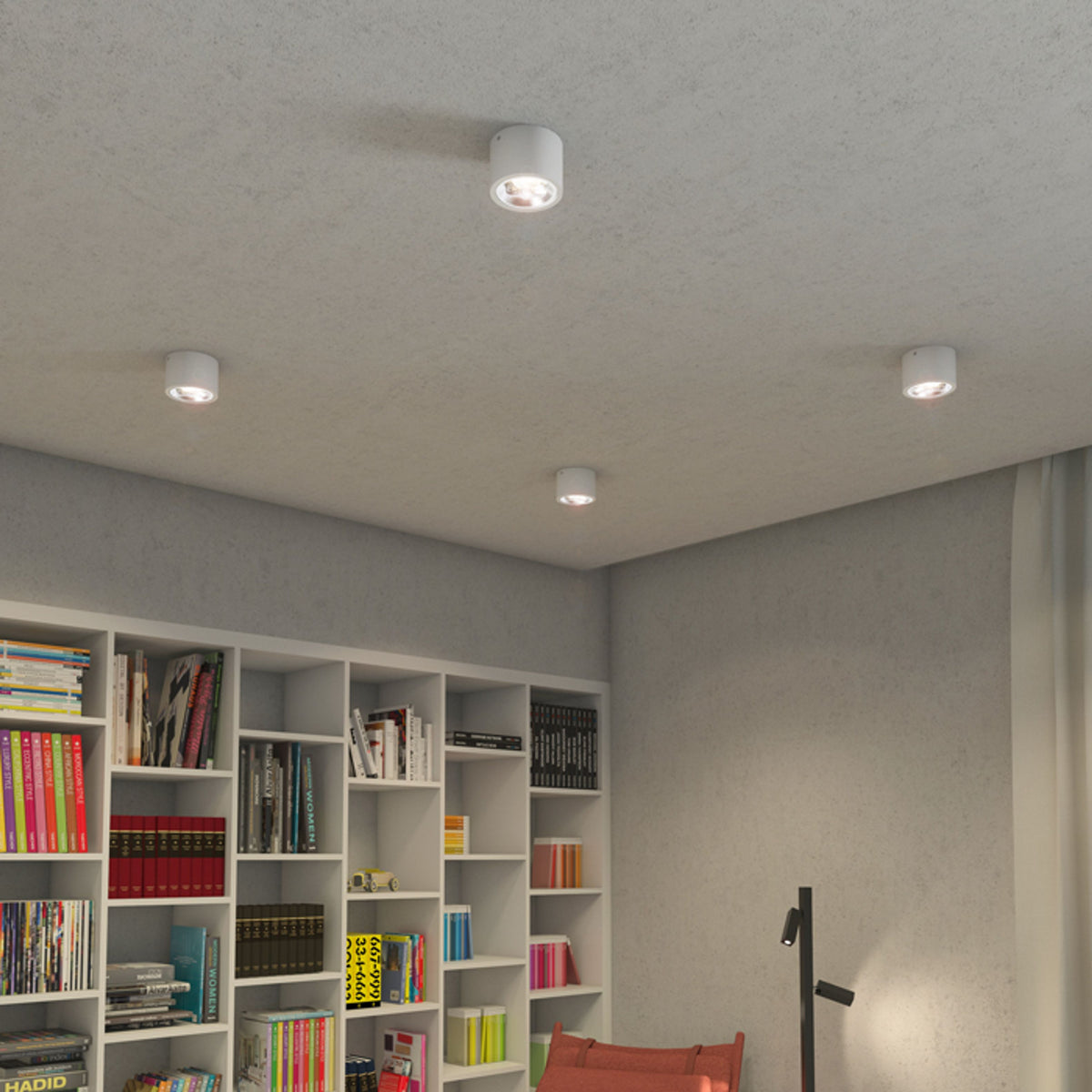 KELLY LED plafondlamp | dimbare LED spot | 15W 750lm 3000K | bundel 45 graden | 12 cm