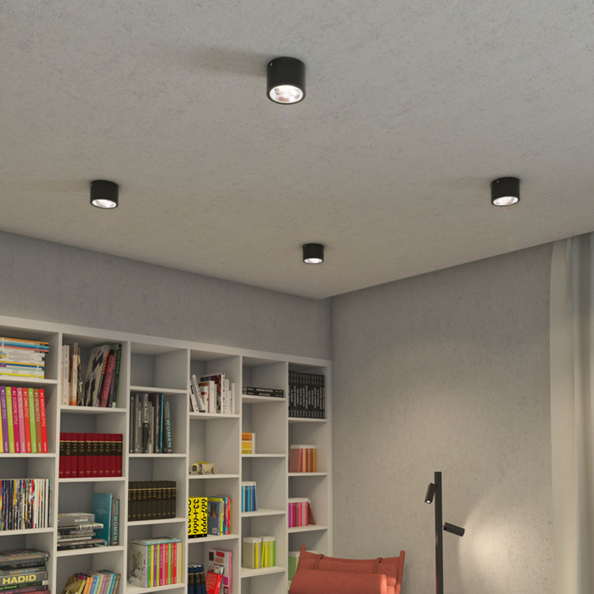 KELLY LED plafondlamp | dimbare LED spot | 15W 750lm 3000K | bundel 45 graden | 12 cm