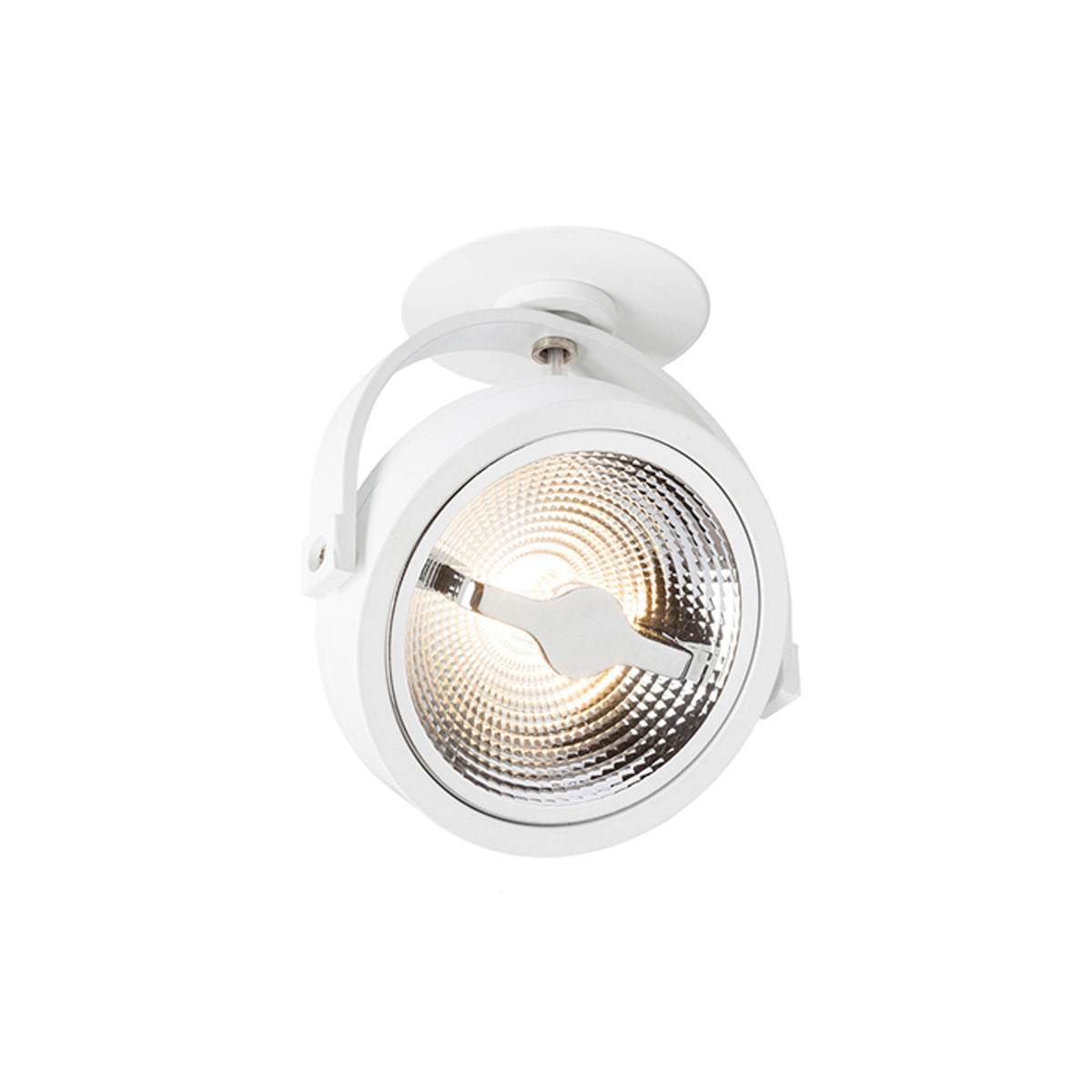 KELLY LED POLO | dimmable semi-recessed spotlight with adjustable reflector | 12W 3000K | white or black
