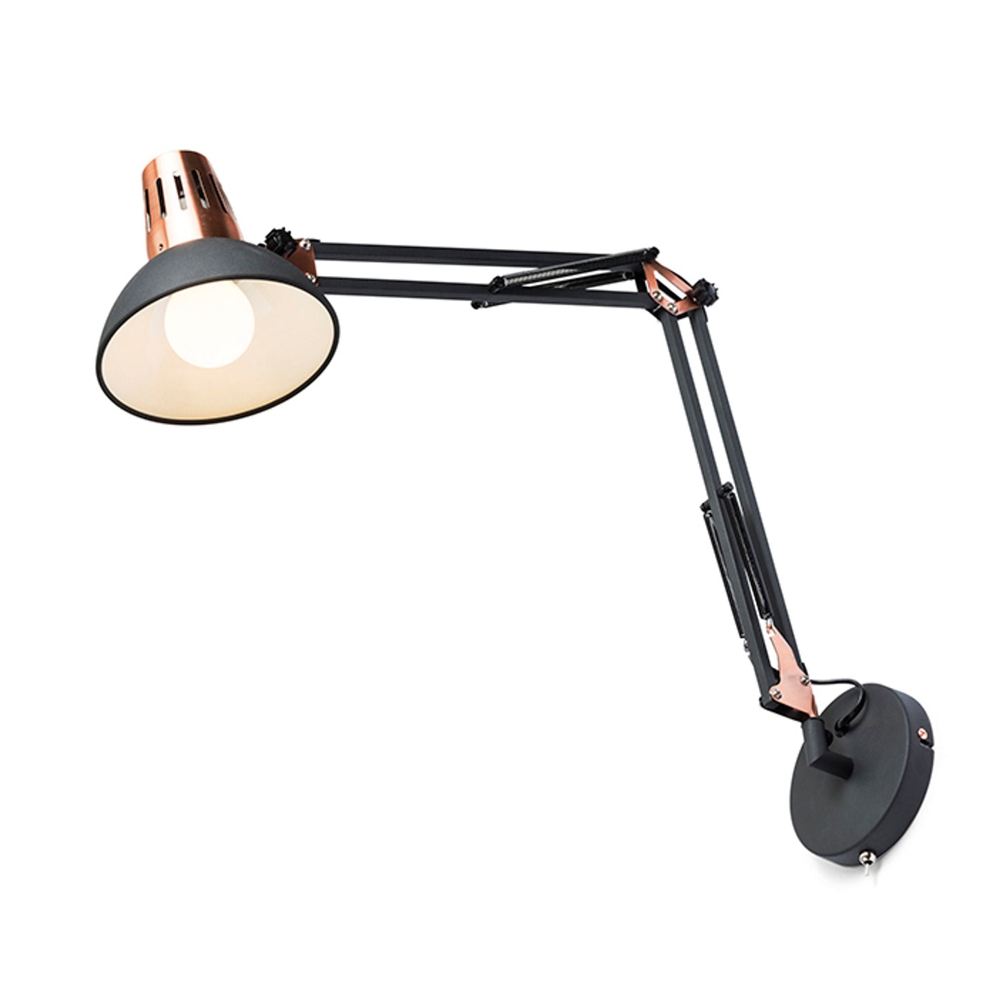 ANTE | wandlamp met arm | E27, 2 kleuren