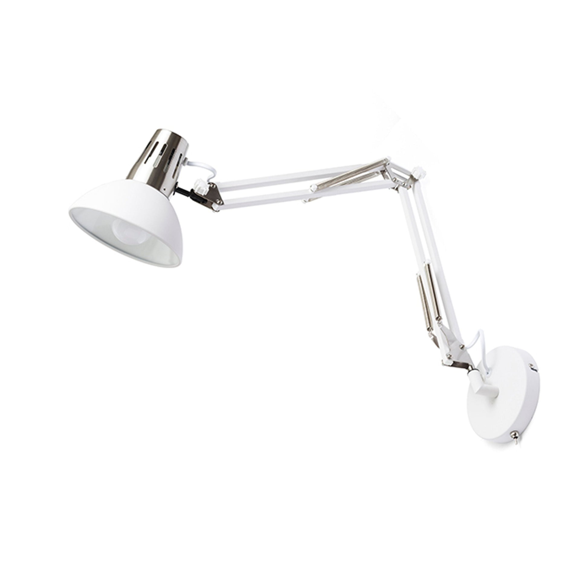 ANTE wandlamp wit mat nikkel