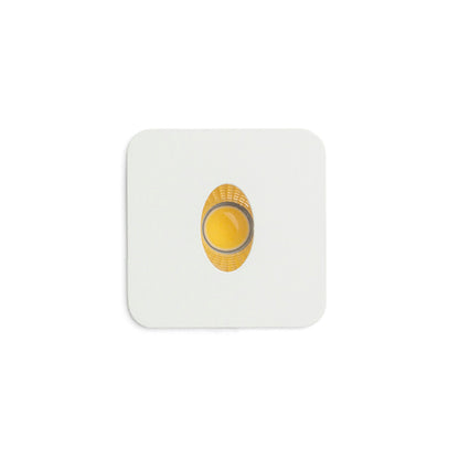 RIO SQ O mini inbouwspot wit LED 3W