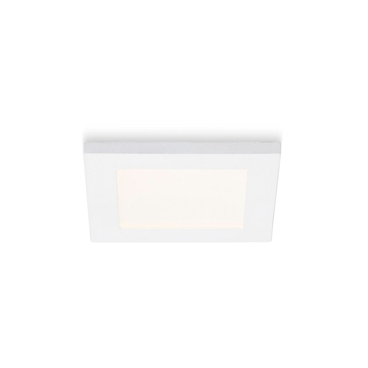 LEROY SQ | čtvercové zápustné bodové svítidlo do koupelny | GU5.3 12 V | IP44 bílá 9 cm