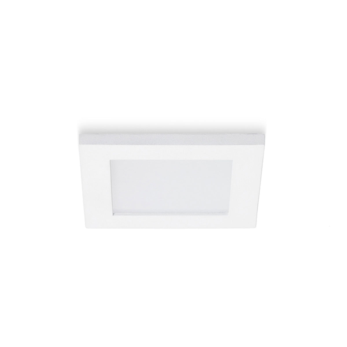 LEROY SQ | čtvercové zápustné bodové svítidlo do koupelny | GU5.3 12 V | IP44 bílá 9 cm