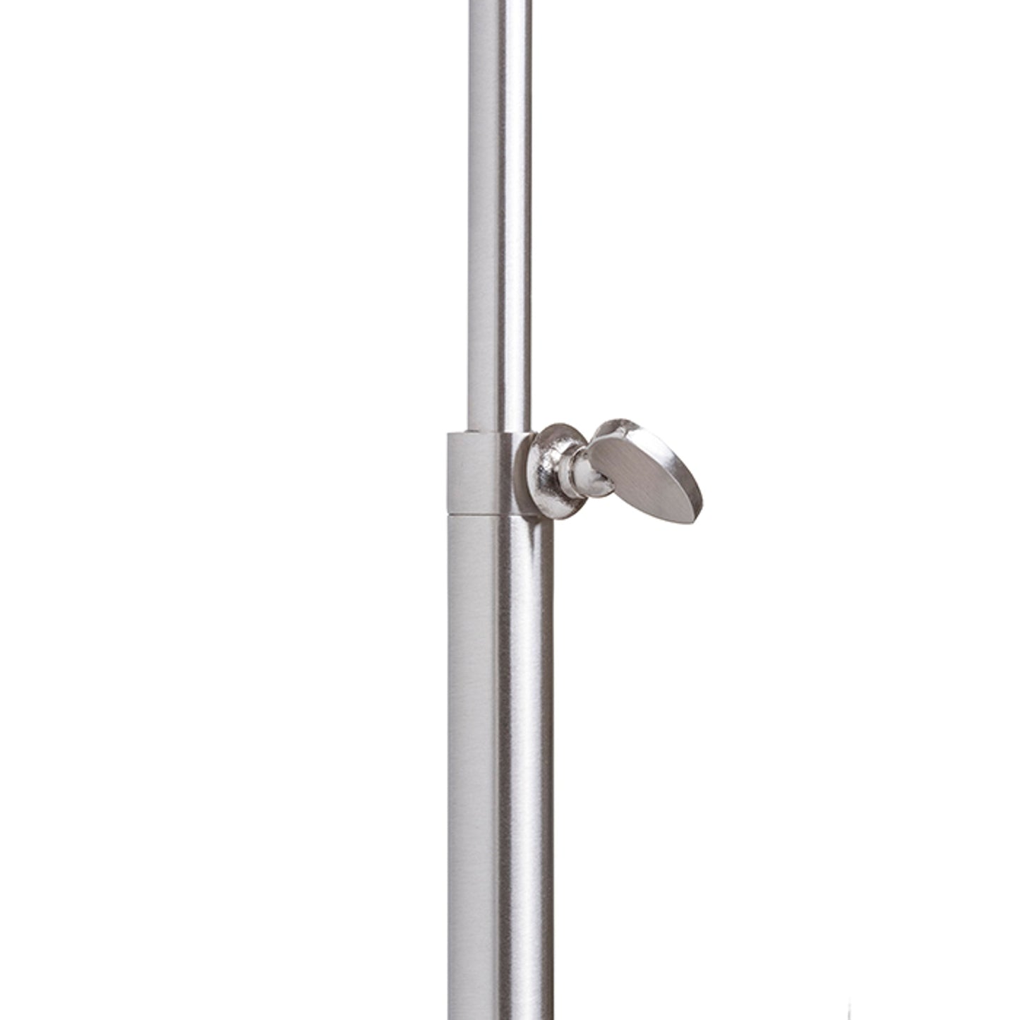 EDIKA | tafellamp met telescopische voet en textielkap | E27 max 15W | 64-80 cm | bruin/nikkel