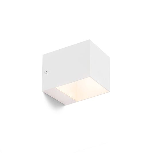 ESSEX | blokvormige wandlamp up en down | G9 | wit of geborsteld aluminium | met of zonder lichtbron