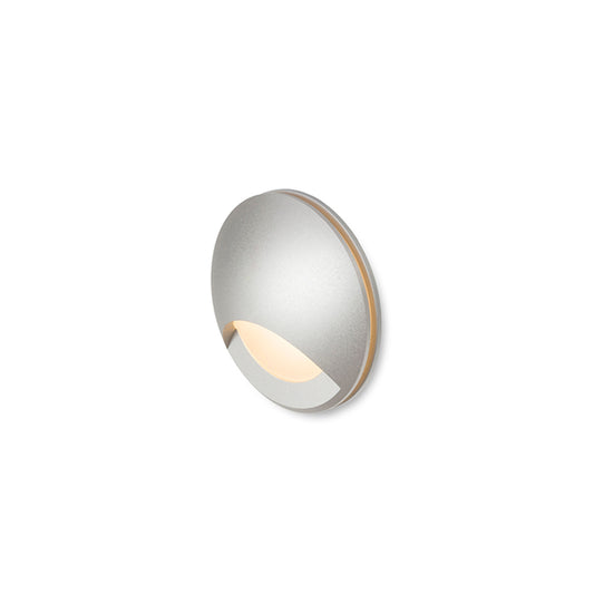 CLUB IND inbouw wandlamp buiten zilvergrijs LED 3W