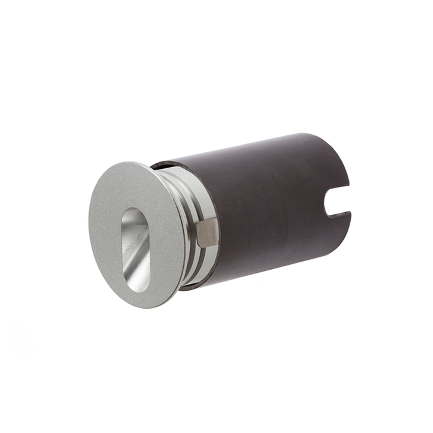MEMPHIS R inbouw wandlamp zilvergrijs gemonteerd