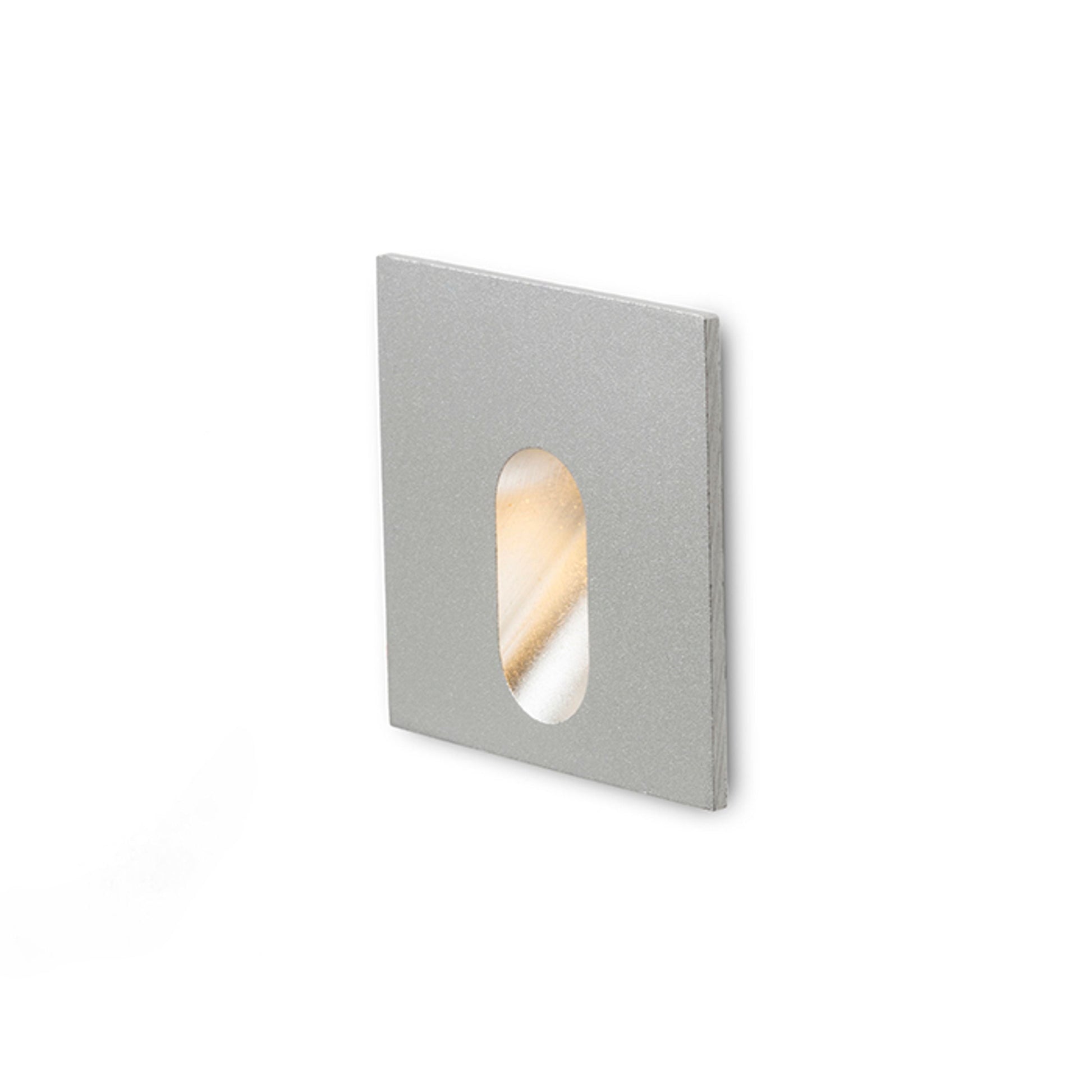 MEMPHIS SQ inbouw wandlamp zilvergrijs