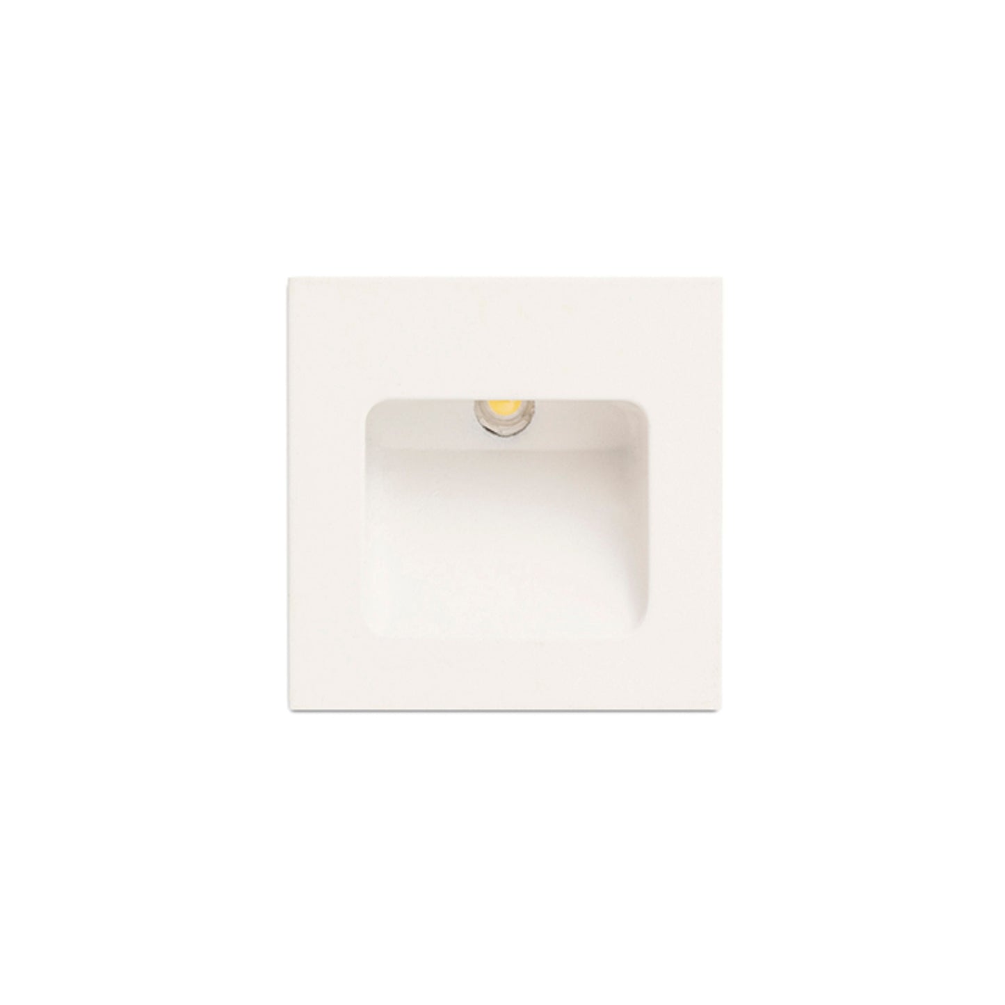 AMARO inbouw wandlamp wit detailopname